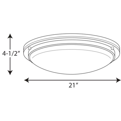 Main product image of Apogee 21" LED Flush Mount