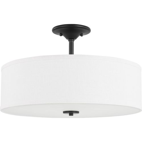 Main product image of Inspire Graphite 3 Light 18" Semi-Flush Mount