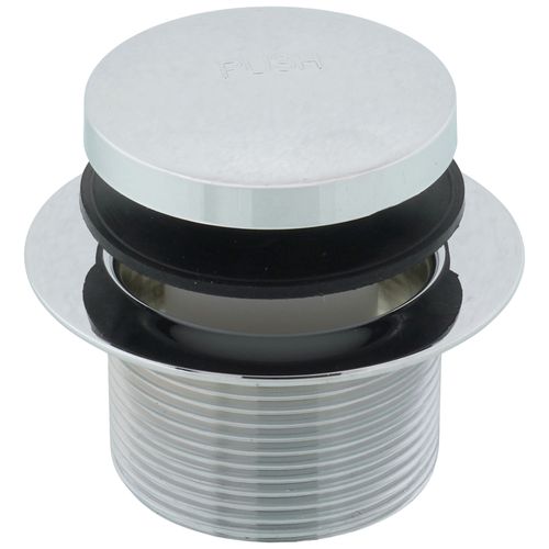 Main product image of 1-1/2" Chrome Plated Zinc Toe Touch Bath Drain, P35062