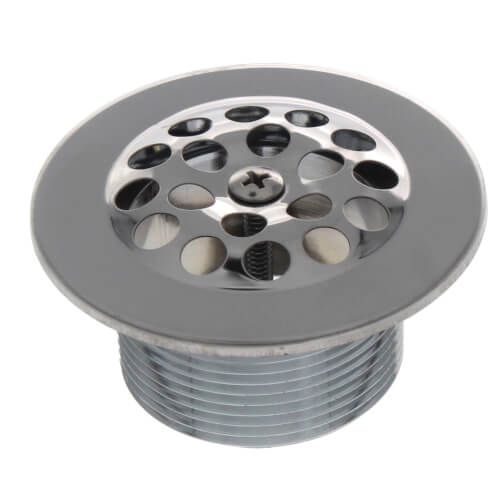 Main product image of 1-1/2" Chrome Plated Zinc Grid Drain w/ Screw