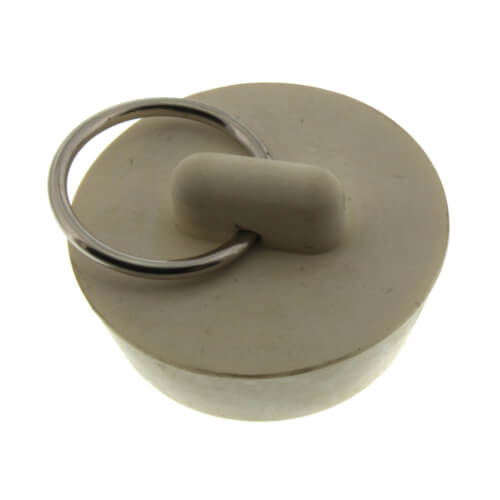 Main product image of 1-1/4" White Hollow Rubber Basin & Tub Stopper