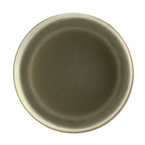 Main product image of 1-1/2" White Hollow Rubber Basin & Tub Stopper
