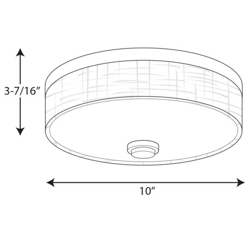 Main product image of Weaver LED 1 Light 10" LED Flush Mount