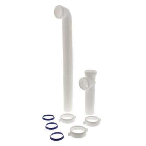 Main product image of 1-1/2" x 16" PVC Slip Joint End Outlet Waste, P37007