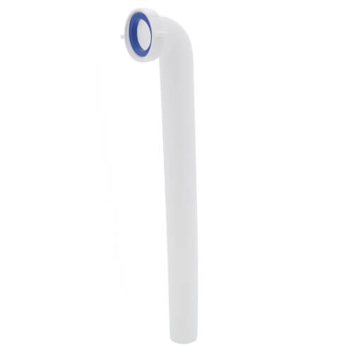 Main product image of 1-1/2" x 16" White Plastic Direct Connection Waste Arm, P37017