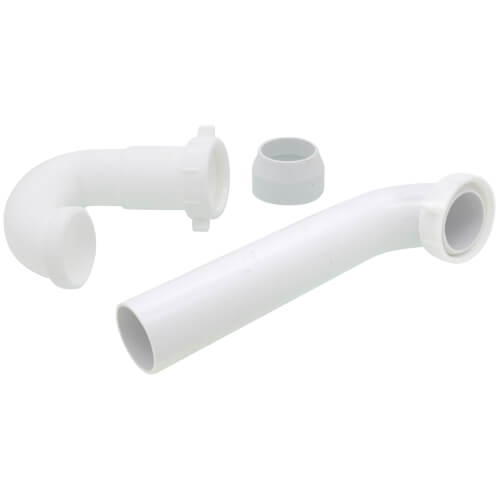 Main product image of 1-1/2" PVC P-Trap w/ Solvent Weld Marvel