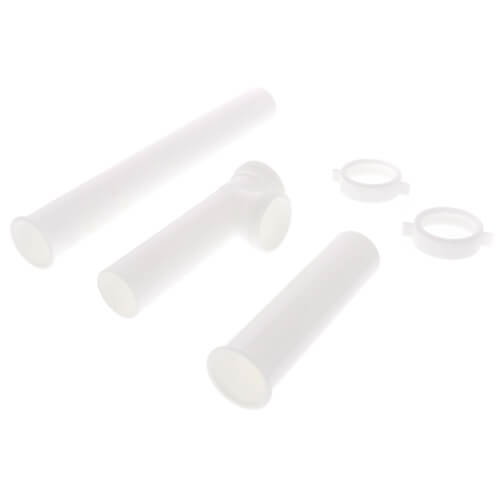 Main product image of 1-1/2" White Plastic Direct Connect Disposer Kit w/ 13" Arm