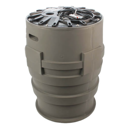 Main product image of 4/10 HP Sewage Pump System - 115v - 2" Discharge - 21" x 30" Basin