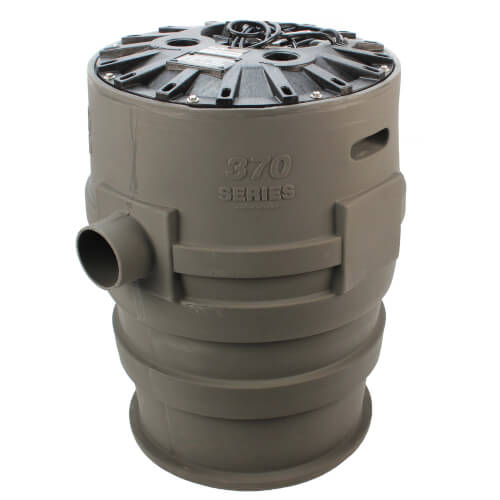 Main product image of 4/10 HP Sewage Pump System - 115v - 2" Discharge - 21" x 30" Basin