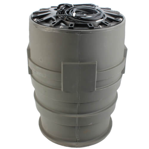Main product image of 1/2 HP Sewage Pump System - 115v - 2" Discharge - 21" x 30" Basin w/ ALM-2 Standard Indoor Alarm
