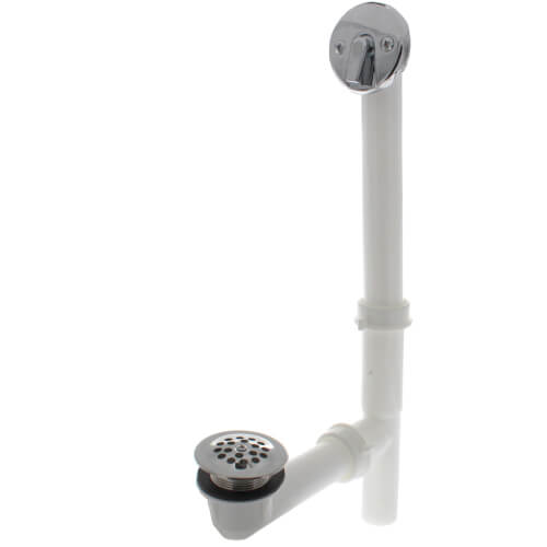 P37509 Jones Stephens P37509 11/2" Trip Lever Tubular Bath Waste