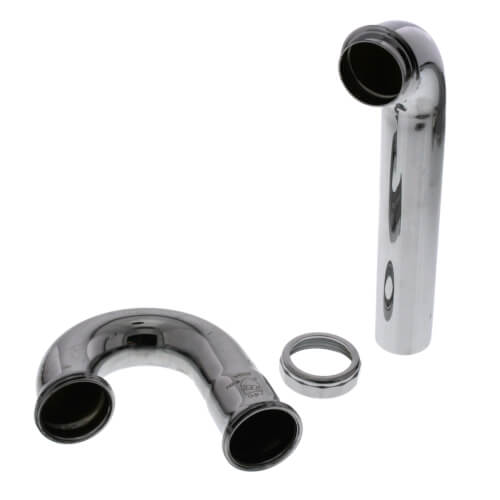 Main product image of 1-1/4" Chrome Plated Brass P-Trap, 20 GA L/CO