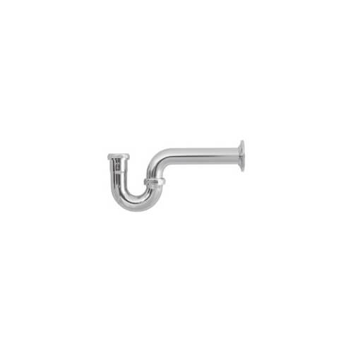 1-1/4" Chrome Plated Brass P-Trap, 17 GA L/CO