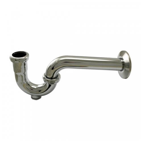 Main product image of 1-1/4" Chrome Plated Brass P-Trap, 20 GA W/CO
