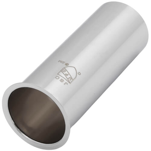 Main product image of 1-1/2" x 4", 22 GA, CP Flanged Tailpiece