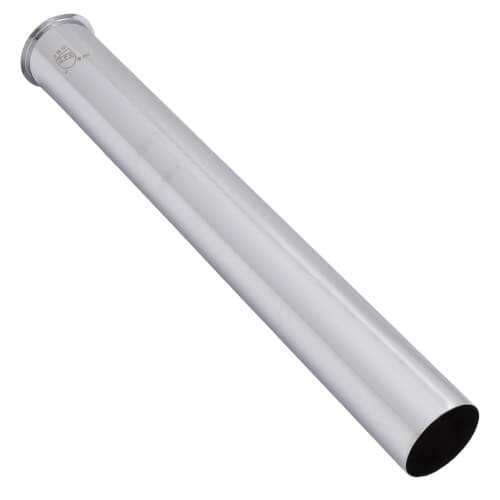 Main product image of 1-1/2" x 12", 22 GA, CP Flanged Tailpiece, P38057