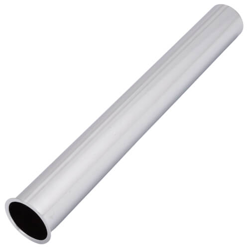 Main product image of 1-1/2" x 12", 22 GA, CP Flanged Tailpiece, P38057
