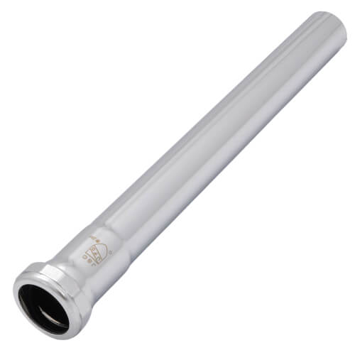 Main product image of 1-1/4" x 12", 22 GA CP Slip Joint Tailpiece, P38067