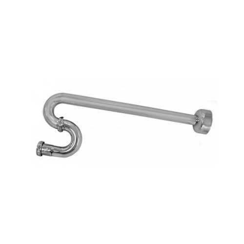 Main product image of 1-1/2" x 20-1/2" Chrome Plated Brass S-Trap, 20 GA L/CO