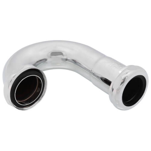Main product image of 1-1/4" J-Bend w/ Captured Zinc Nut, 22 GA (Chrome Plated)