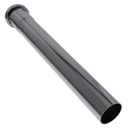 Main product image of 1-1/2" x 12", 17 GA, CP Slip Joint Tailpiece (Zinc Nuts)
