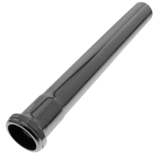 Main product image of 1-1/2" x 12", 17 GA, CP Slip Joint Tailpiece (Zinc Nuts)