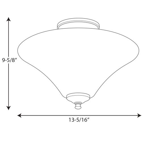 Main product image of Joy 2 Light 13-1/4" Semi Flush