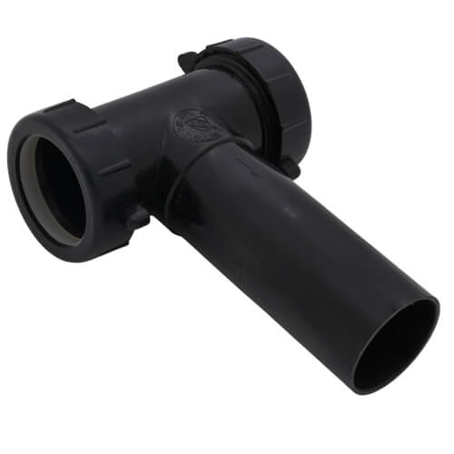 Main product image of 1-1/2" Plastic Slip Joint Center Outlet Tee Only
