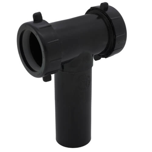 Main product image of 1-1/2" Plastic Slip Joint Center Outlet Tee Only