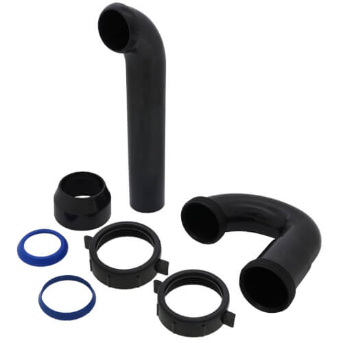 1-1/2" ABS P-Trap with Solvent Weld Marvel
