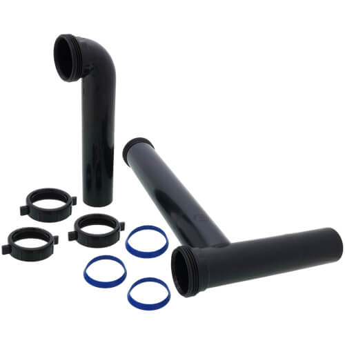 Main product image of 1-1/2" x 16" Plastic Slip Joint End Outlet Waste with Adjustable Arm