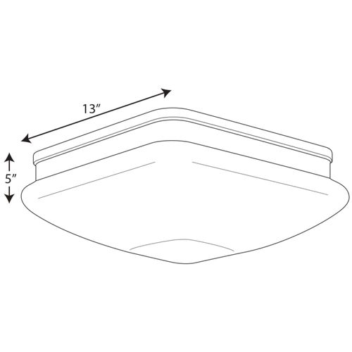 Main product image of Appeal 3 Light 13" Flush Mount
