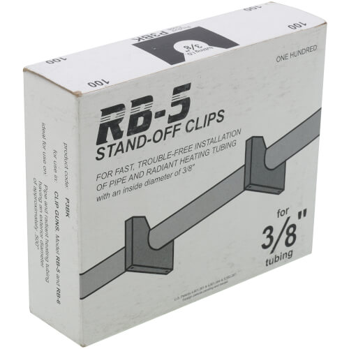 Box of 100 Stand-off Clips for 3/8" PEX