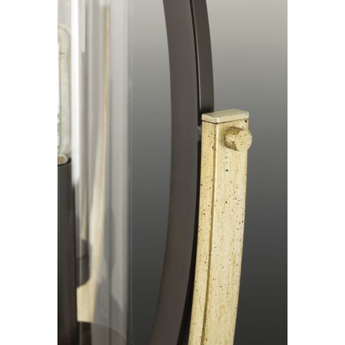 Main product image of Evoke 5 Light Antique Bronze Clear Glass Luxe Chandelier Light