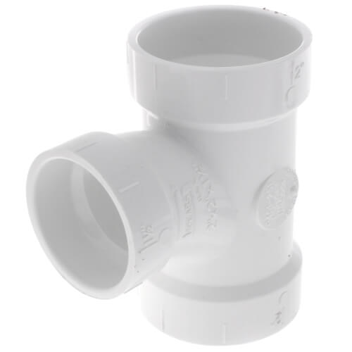 2" x 2" x 1-1/2" PVC DWV Sanitary Tee