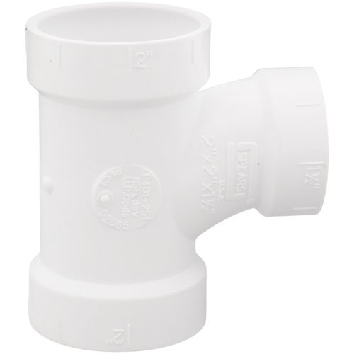 Main product image of 2" x 2" x 1-1/2" PVC DWV Sanitary Tee