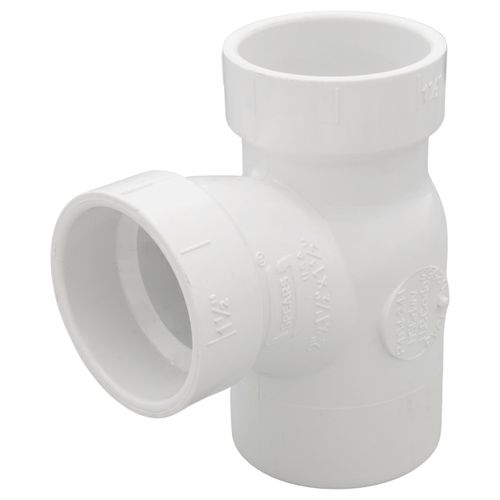 Main product image of 2" x 1-1/2" x 1-1/2" PVC DWV Sanitary Street Tee
