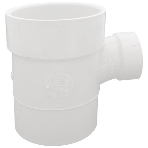 Main product image of 4" x 4" x 2" PVC DWV Sanitary Street Tee