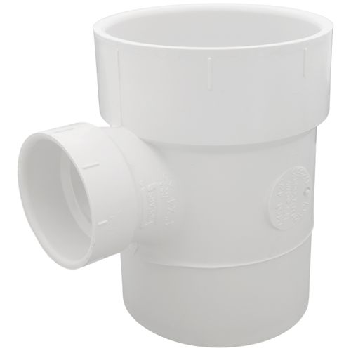 Main product image of 4" x 4" x 2" PVC DWV Sanitary Street Tee