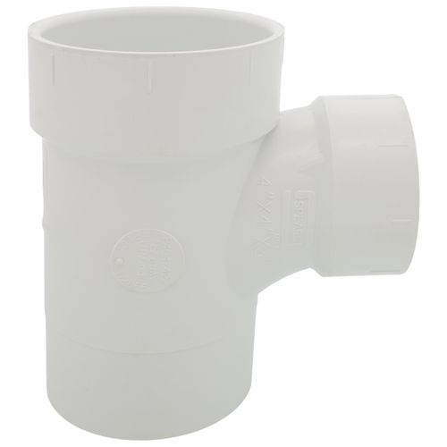 Main product image of 4" x 4" x 3" PVC DWV Sanitary Street Tee