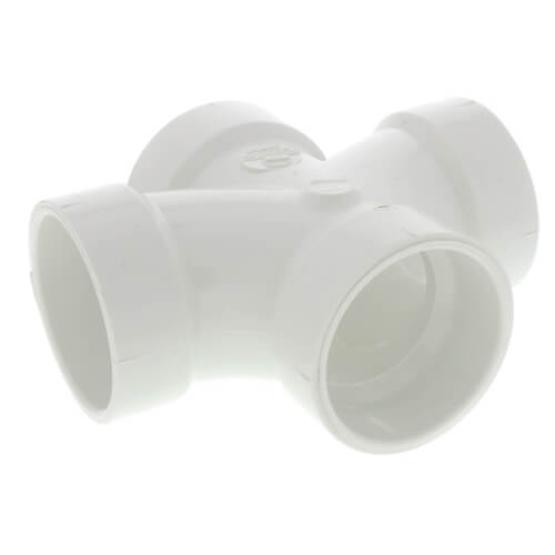 Main product image of 10" PVC DWV Double Sanitary Tee