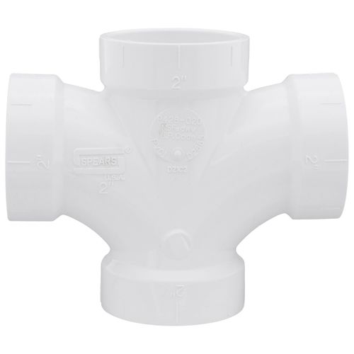 Main product image of 2" PVC DWV Double Sanitary Tee