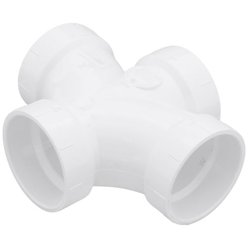 Main product image of 2" PVC DWV Double Sanitary Tee
