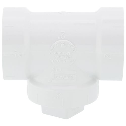 Main product image of 2" PVC DWV Cleanout Tee w/ Standard Plug