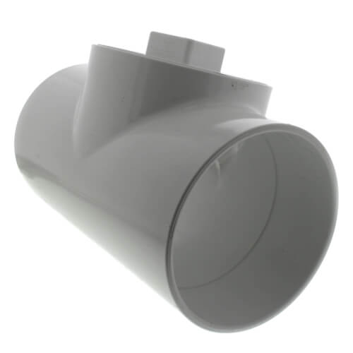 8" PVC DWV Cleanout Tee w/ Standard Plug