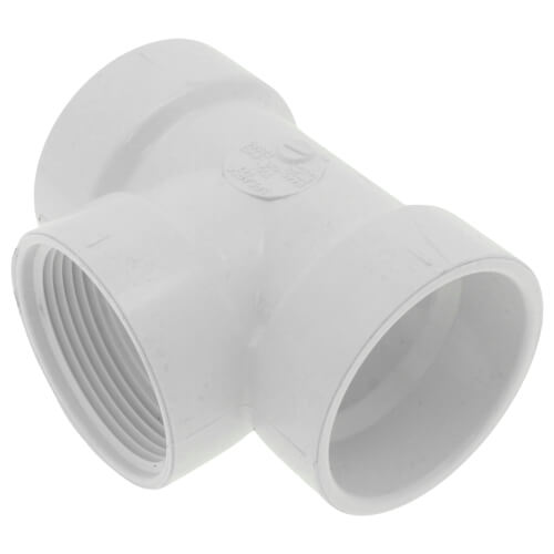 1-1/2" PVC DWV Flush Cleanout Tee