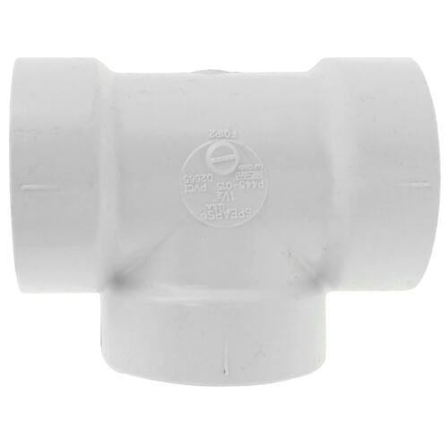 1-1/2" PVC DWV Flush Cleanout Tee