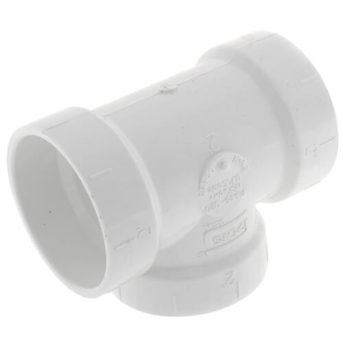 2" PVC DWV Flush Cleanout Tee