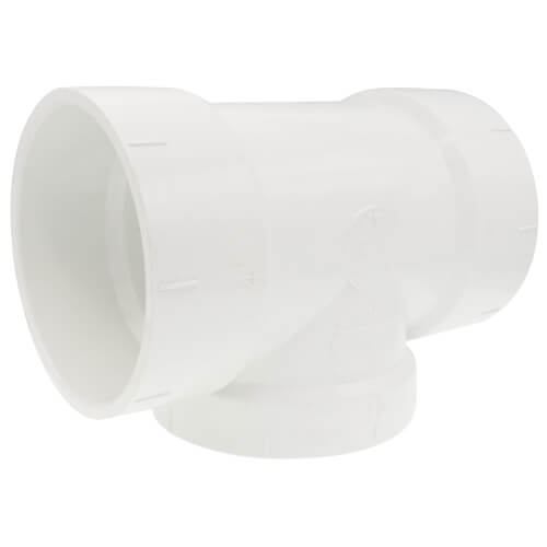 4" PVC DWV Flush Cleanout Tee