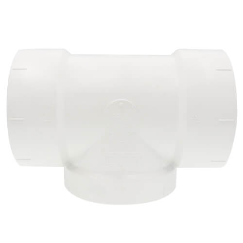4" PVC DWV Flush Cleanout Tee